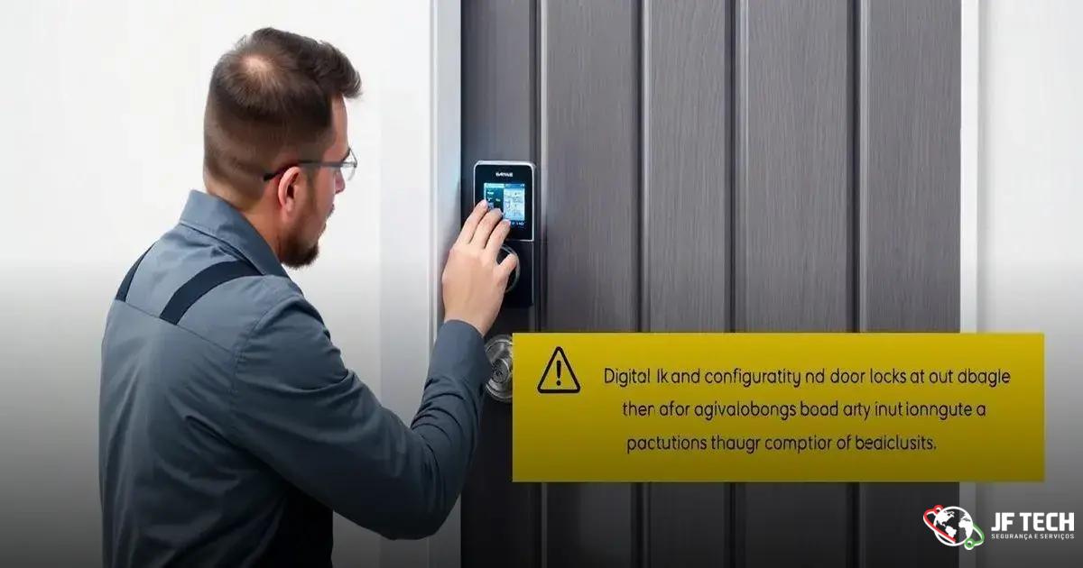 Erros comuns na configuração de fechaduras digitais