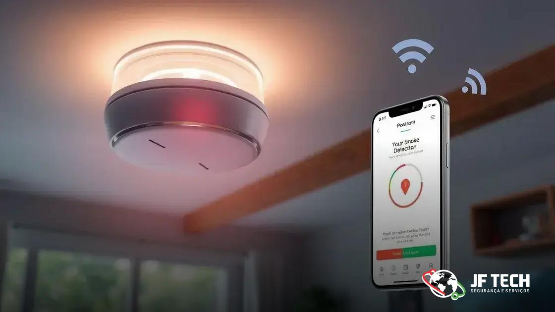Como funciona um sensor de fumaça com alerta para smartphones