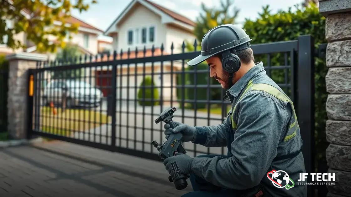 empresa de manutenção de portões automáticos: serviços confiáveis para seu portão funcionar melhor