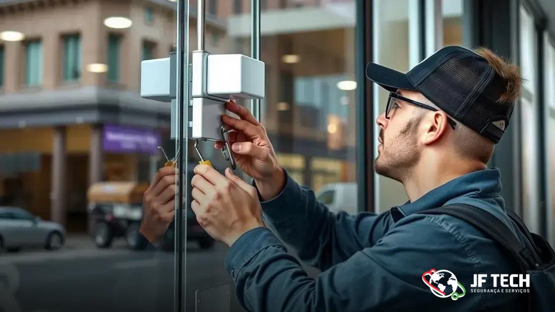 Instalação e manutenção para máxima eficiência do sensor Instalação e manutenção para máxima eficiência do sensor