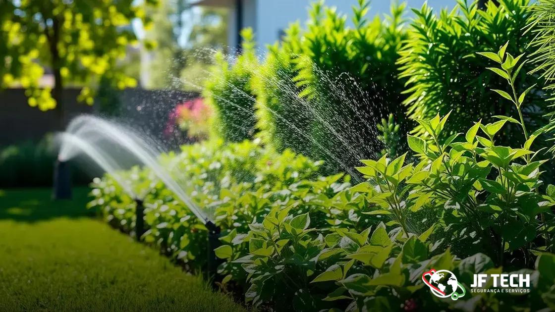 Serviço de jardinagem com irrigação automatizada: transforme seu jardim hoje