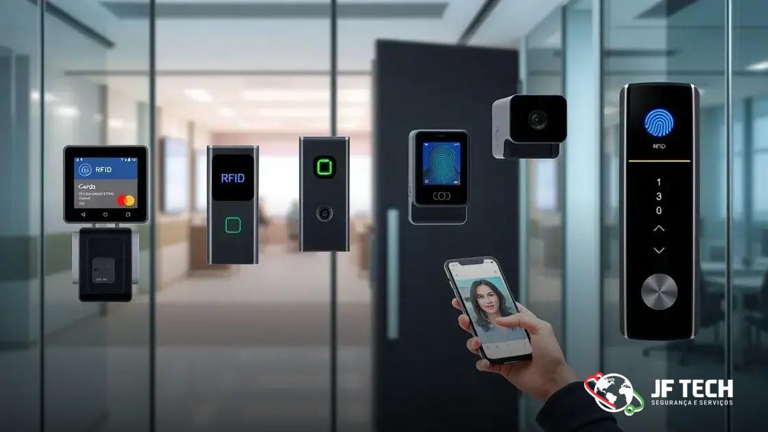Tecnologias mais usadas no controle de acesso Tecnologias mais usadas no controle de acesso